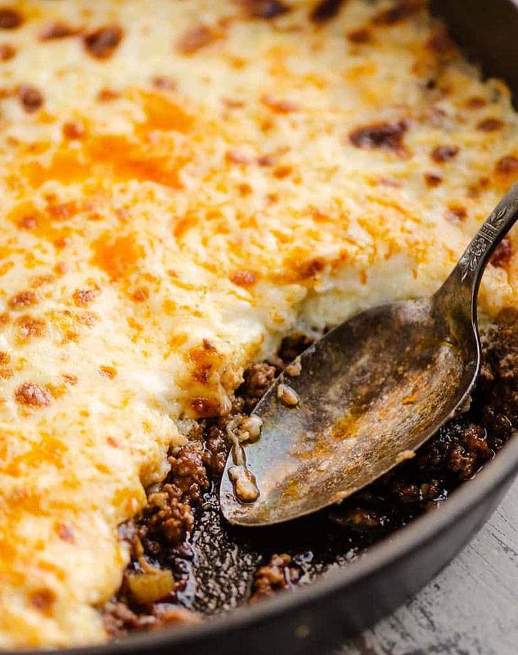 ketogenic dinner recipes: keto skillet lasagna