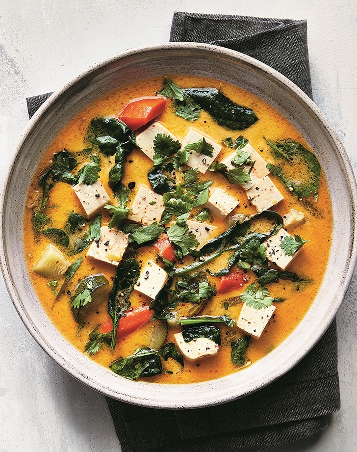 ketogenic dinner recipes: vegan keto coconut curry