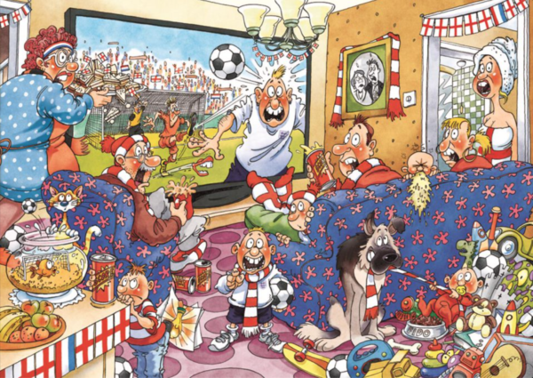 Jumbo - Wasgij Original 21 - Football Fever 1000 Piece Puzzle