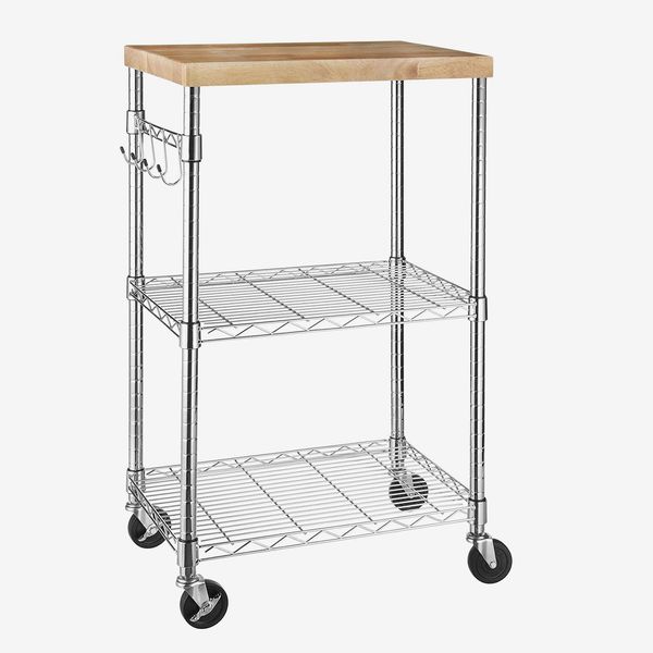 Amazon Basics Rolling Microwave Cart