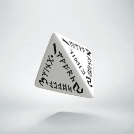 D4 Runic White & black Die (1)