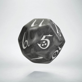 D12 Classic Smoky & white Die (1)