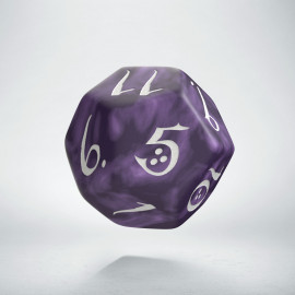 D12 Classic Lavender & white Die (1)