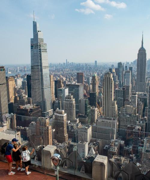 Una bonita panorámica de Nueva York, una ciudad popular entre nuestros usuarios