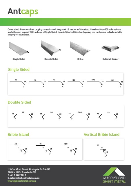 Antcaps -Queensland Sheet Metal