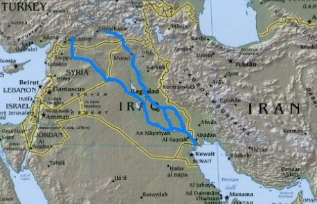 Euphrates River Location