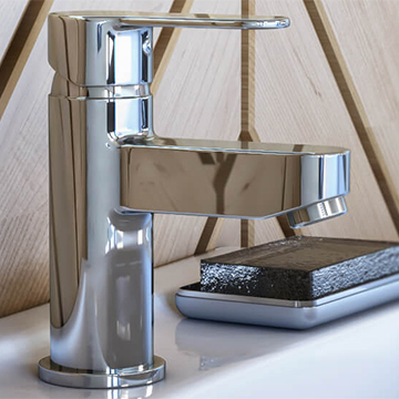 Joseph Miles Favour Chrome Mono Basin Mixer Tap - Image