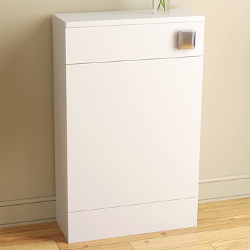 Nuie Eden 500mm Gloss White Back-To-Wall WC Furniture Unit - Image