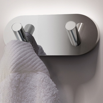 Smedbo Home Double Towel Hook - Image