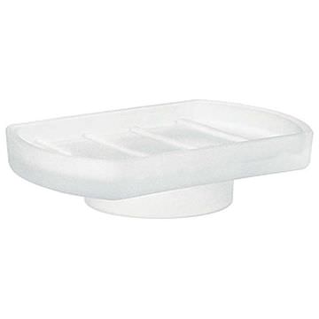 Smedbo Xtra Spare Frosted Glass Soap Dish Only - Image