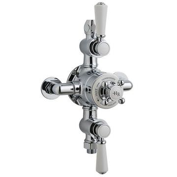 Hudson Reed Topaz Triple Exposed Thermostatic Shower Valve - TSVT102