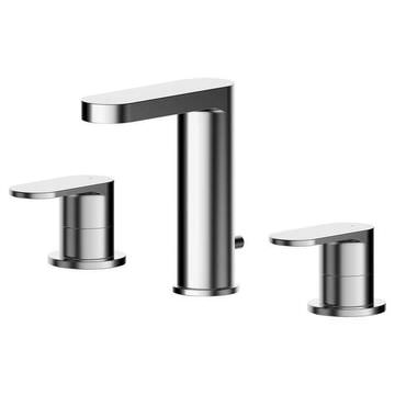 Nuie Binsey 3 Hole Basin Mixer Tap Chrome With Pop Up Waste - BIN337