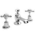 Hudson Reed Topaz 3 Tap Hole Basin Mixer Tap With Pop Up Waste small Image 4