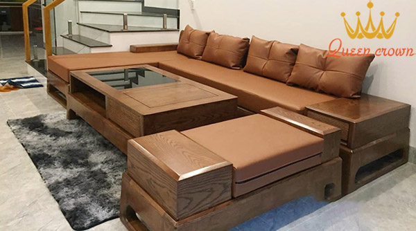 #9+ Mẫu Sofa Gỗ Chữ L Đẹp Và Sang Trọng Nhất