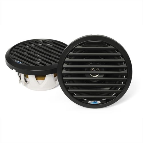 Quick Spa Parts - Hot Tub TWO SPEAKERS MARINE GRADE 6.5" BLACK (AQ-SPK6.5-4LB)