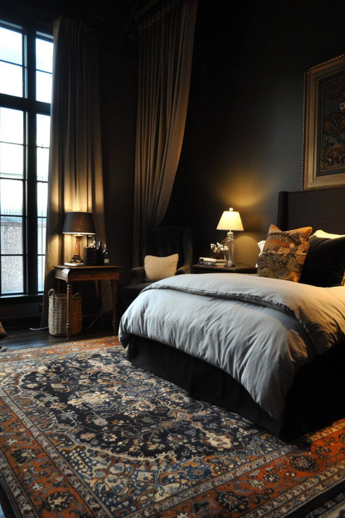 Eclectic Elegance Showcasing the Fusion of Styles in Moody Bedrooms ...