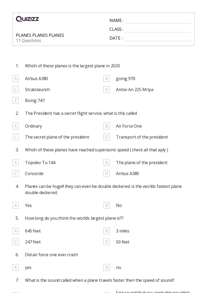 PLANES PLANES PLANES - Printable Graphing-points-on-a-coordinate-plane Worksheets Grade 3 - Quizizz