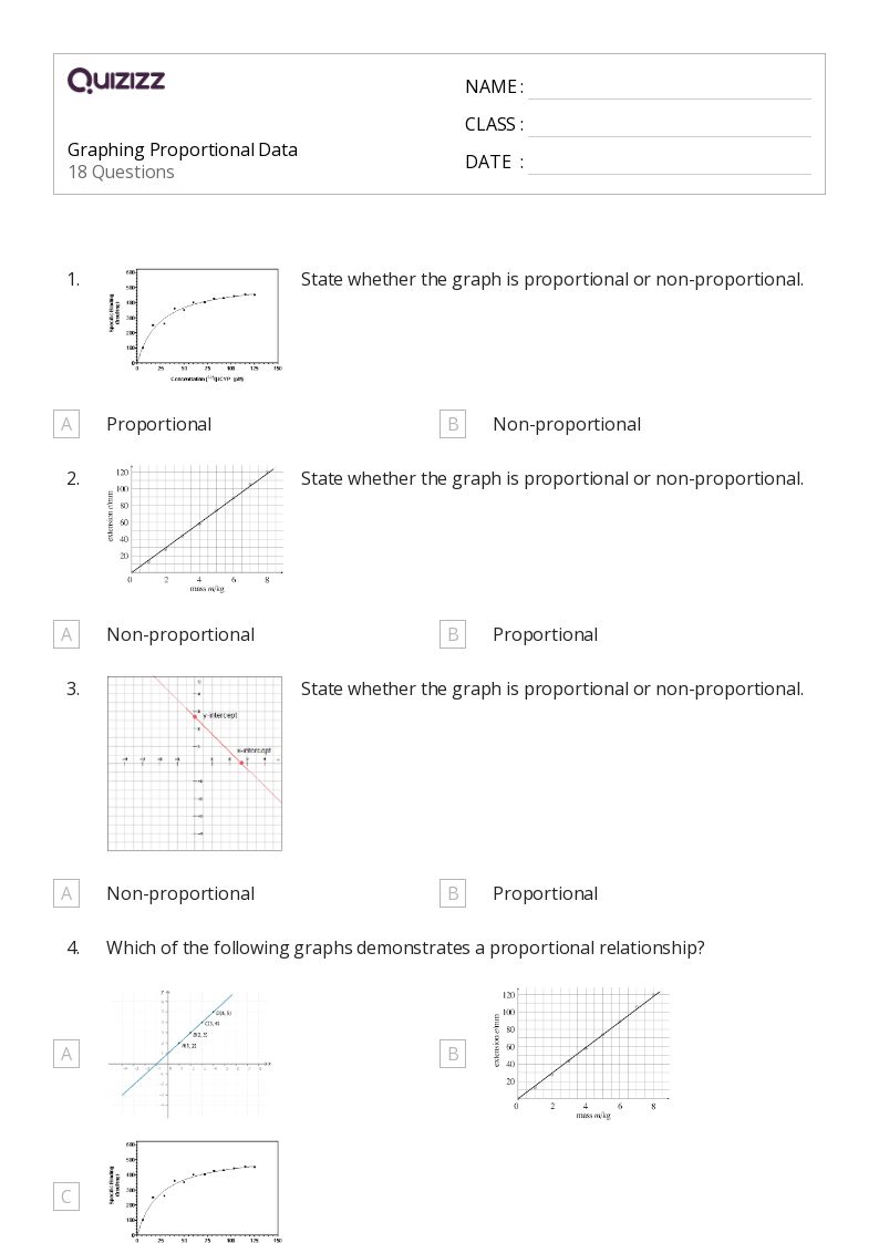 Graphing Proportional Data - Printable Data-and-graphing Worksheets Grade 8 - Quizizz