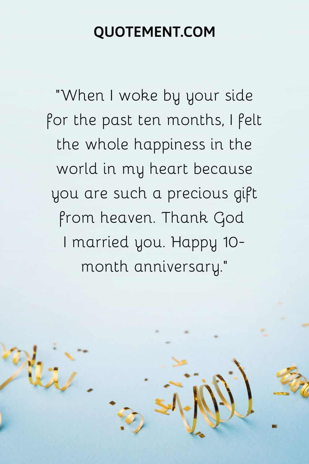 100 Sweetest Happy 10 Month Anniversary Wishes & Messages