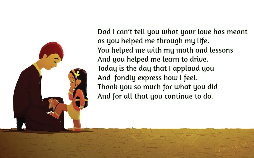 father and daughter poem