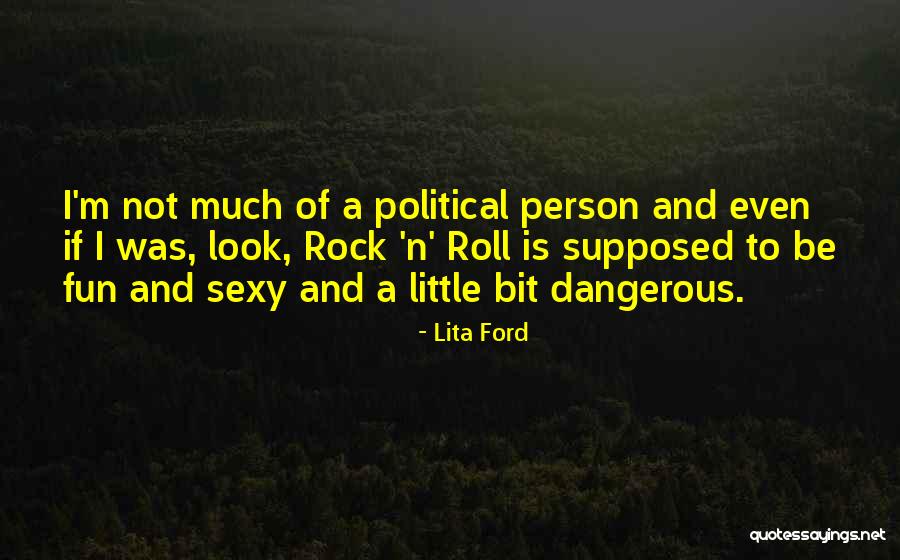 Dangerous Person Quotes By Lita Ford