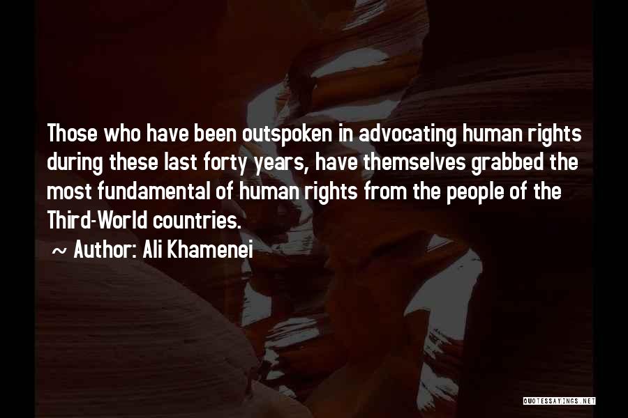 Fundamental Rights Quotes By Ali Khamenei