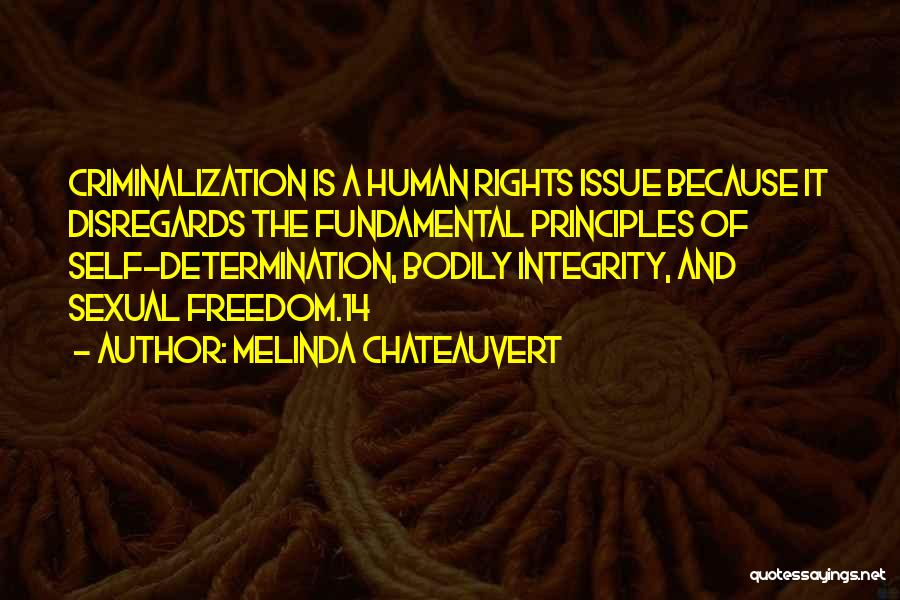 Fundamental Rights Quotes By Melinda Chateauvert