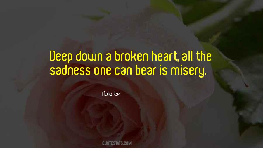 Quotes About Deep Pain #134039