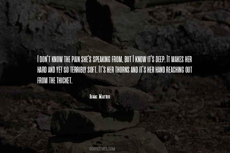 Quotes About Deep Pain #140782