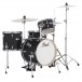 Pearl Midtown 4pc Compact Set incl. Hardware, Matte Blackl