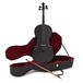 Student Full Size Cello with Padded Case by Gear4music, Black