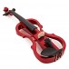 Stagg Shaped Electric Violin Outfit, Metallic Red