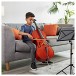 Student 1/2 Size Cello with Case by Gear4music