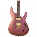 Ibanez SML721, Rose Gold Chameleon body close up 