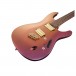 Ibanez SML721, Rose Gold Chameleon body close up