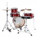 Tama Club-Jam Drum Kit w/ Hardware, Candy Apple Mist - Back