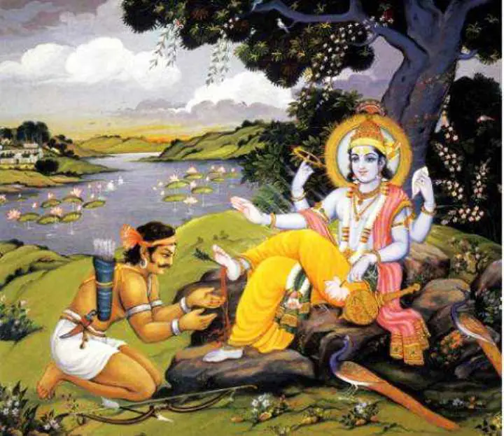 krishna-unknowingly-attacked-by-hunter-hunter-gets-blessings-from-krishna