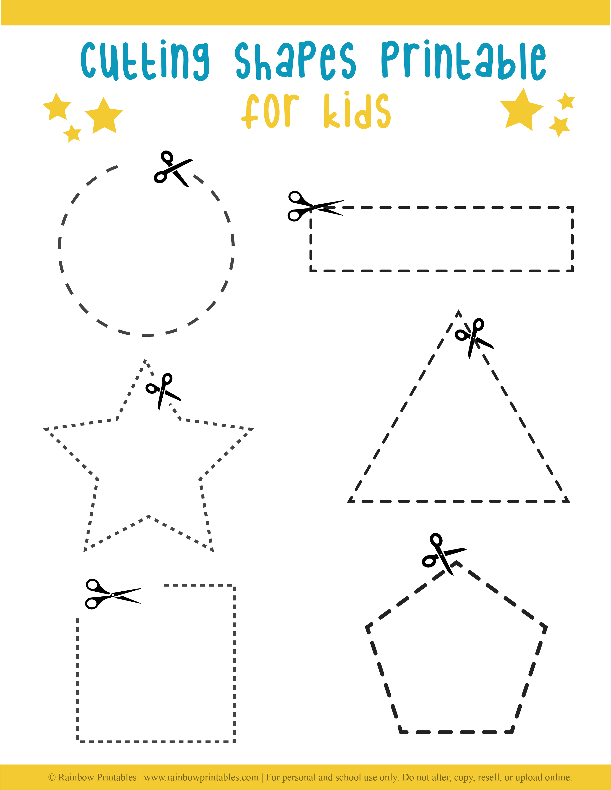 Cutting Activity Printable