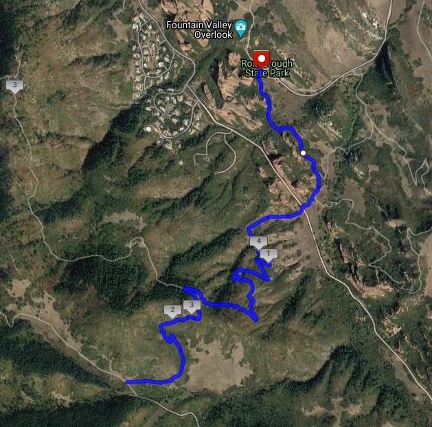 Map of Elk Valley Trail