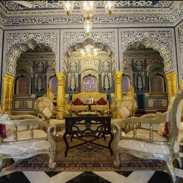 Banquet hall of Shahpura haveli