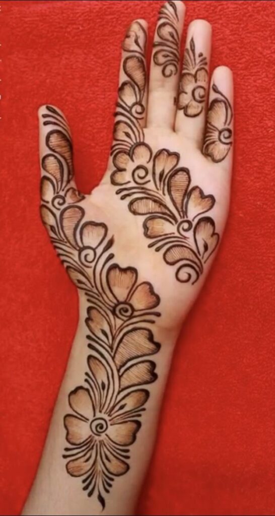 Mehndi Design Front Full Hand