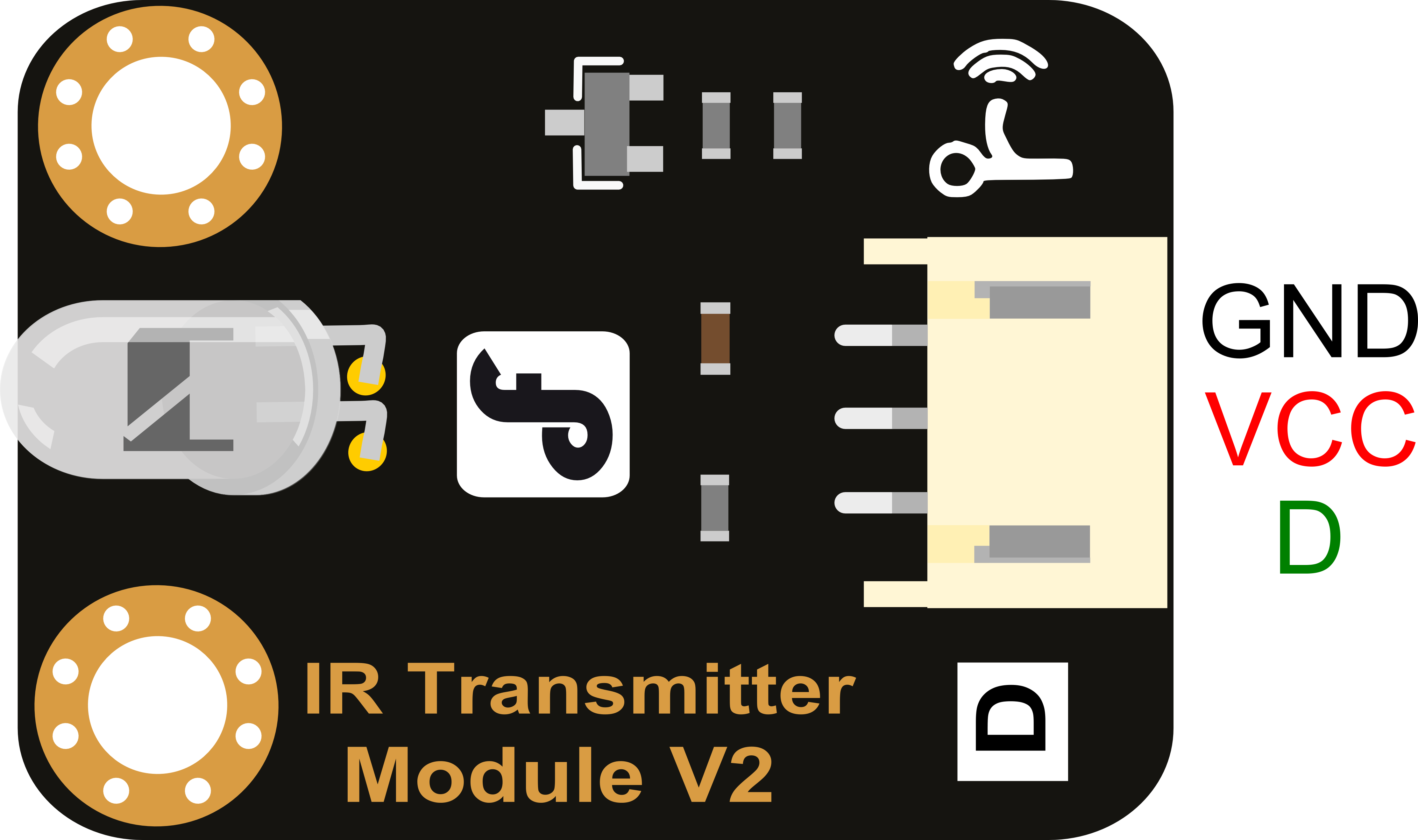 IR Receiver Module Pinout