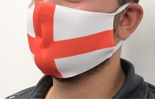 England Flag Mask