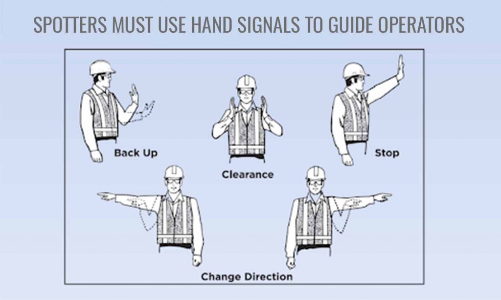 Universal Vehicle Spotter Hand Signals