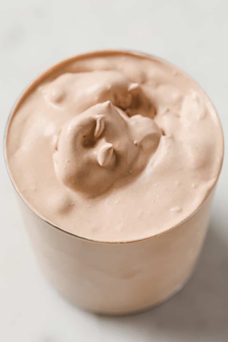 Keto Frosty (No-Churn Chocolate Ice Cream)