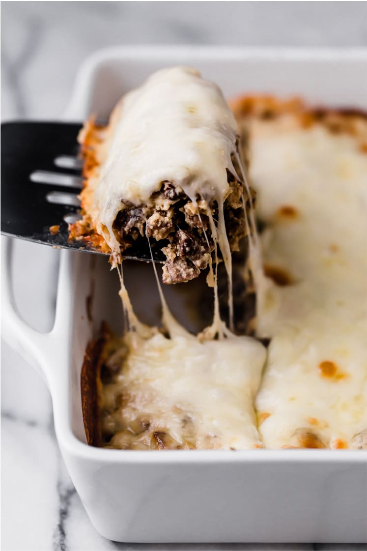 Philly Cheese Steak Casserole