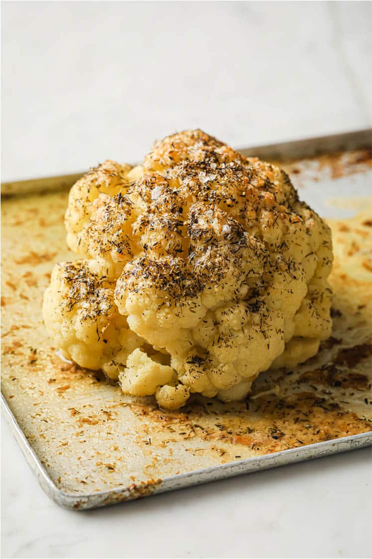 Buttery Whole Roasted Cauliflower