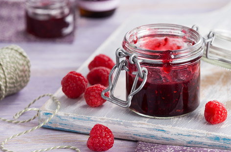 With a tablespoon of rose water you can turn your jam into something exciting