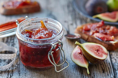 Try spreading this luscious fig and ginger jam over some toast, crackers or scones for a sophisticated breakfast topping