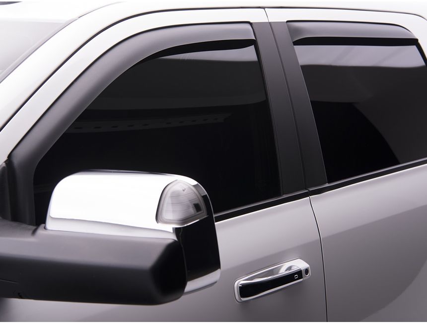 EGR Matte Black In-Channel Window Deflectors 572965 | RealTruck